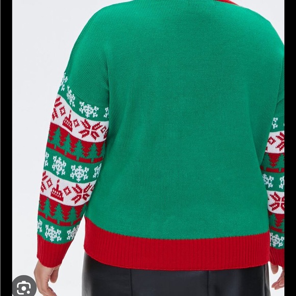 Happy Birthday Jesus Sweater‎ w/Twinkle Lights Size 0X NWT - Picture 4 of 8